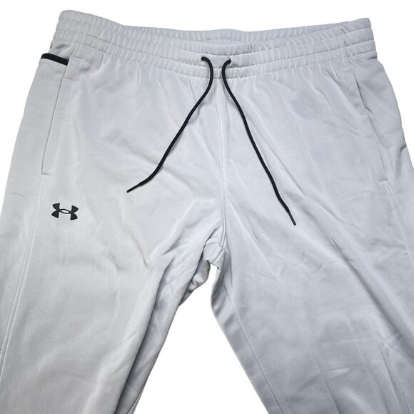 Under Armour Pan Halo Grey Polyester Blend Mens Jogger Sweatpants 4XL - Picture 6 of 13